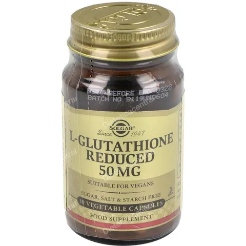Solgar l-glutation 50mg. 30vegicaps – imagen 3