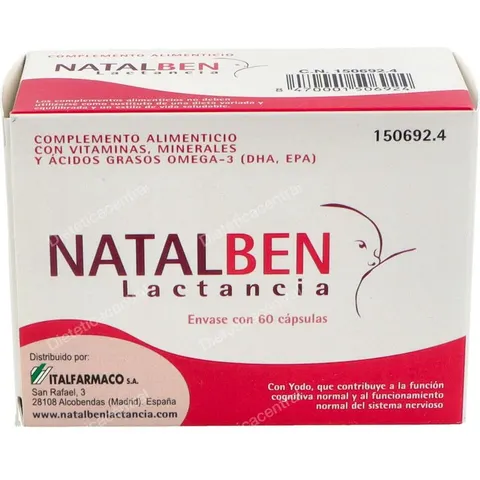 Natalben Lactancia 60 cápsulas – imagen 3