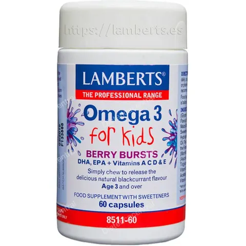 Lamberts omega 3 nios 60 cap. – imagen 2
