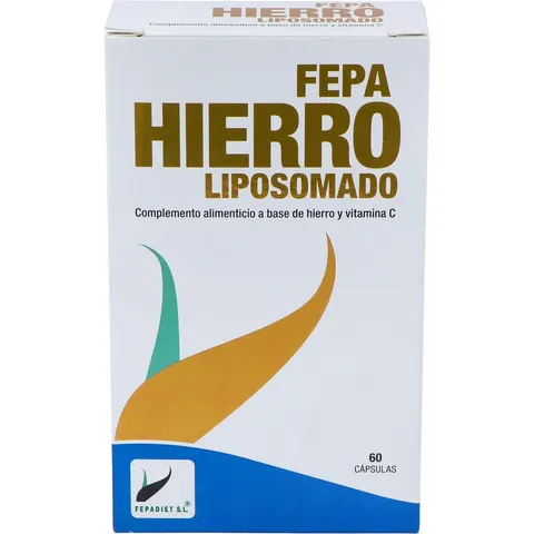 Fepadiet Hierro Liposomado 30mg 60caps – imagen 2