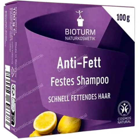 Bioturm champu solido cabello graso 100gr. – imagen 2