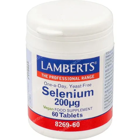 Lamberts SELENIO 200µg 60 Tabs – imagen 3