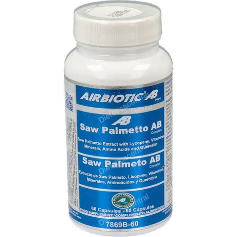 Airbiotic saw palmeto complex 60cap. – imagen 2
