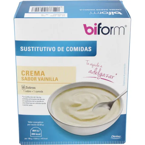 Biform Natillas Vainilla 6 Sobres – imagen 2