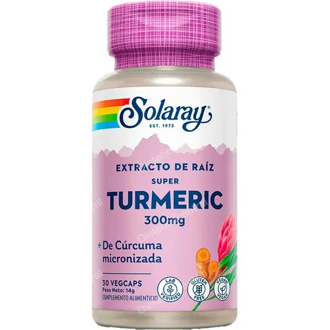 Solaray super turmeric 30cap. – imagen 2
