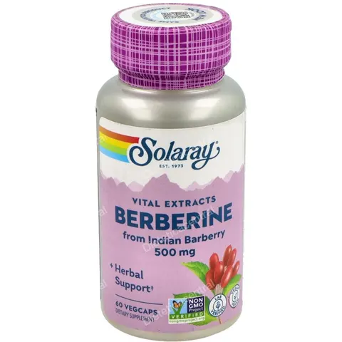 Solaray super berberine 500mg 60vcaps. – imagen 2