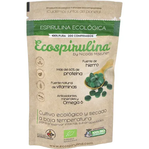 Ecospirulina Espirulina Pura 160comp – imagen 2