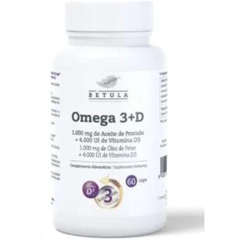 Betula Omega 3+D 60 Cápsulas – imagen 2