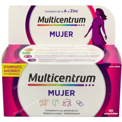 Multicentrum Mujer Vitaminas 90 comprimidos – imagen 4