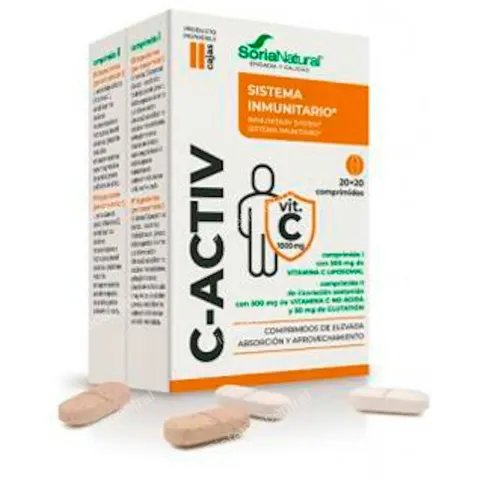Soria Natural C-Activ 40 Comprimidos – imagen 3