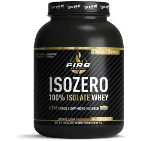 Fire nutrition isozero cfm 100% isolate chocolate 2kg. – imagen 2