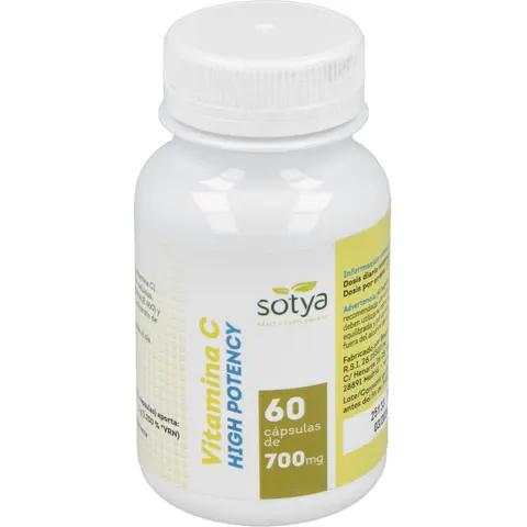 Sotya Vitamina C High Potency 700mg 60 cápsulas – imagen 2