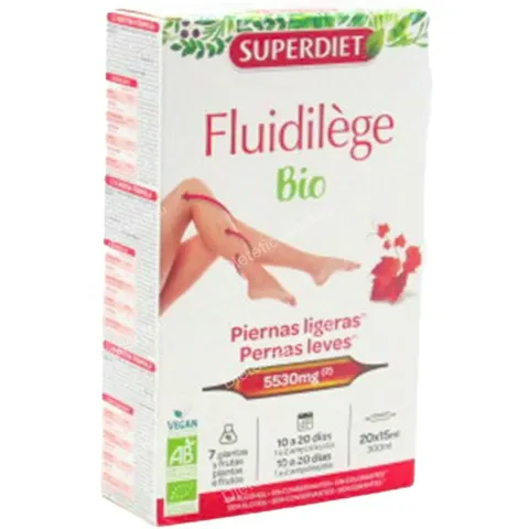 Superdiet Fluidilege Bio 20 Ampollas – imagen 2