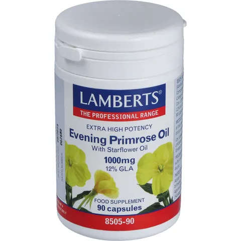 Lamberts ACEITE DE PRÍMULA EXTRA CON BORRAJA 1000mg 90 Caps – imagen 3