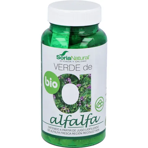 Soria natural verde de alfalfa 80cap. – imagen 3