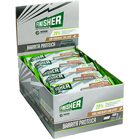 Finisher barritas proteicas choco leche 20 barr – imagen 3