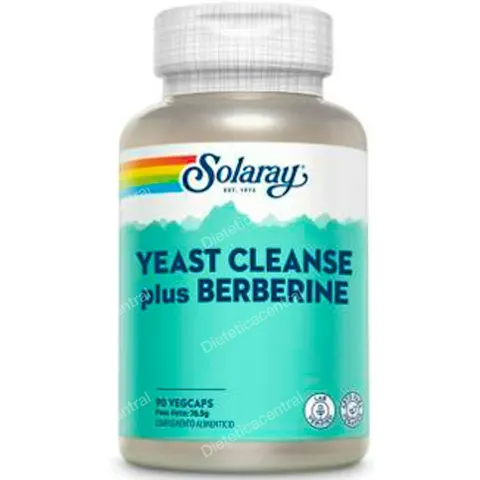 Solaray yeast cleanse plus berberine 90vcap. – imagen 2
