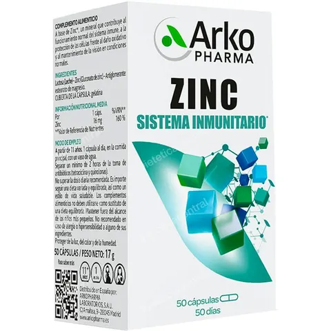Arkopharma Zinc 50caps – imagen 3