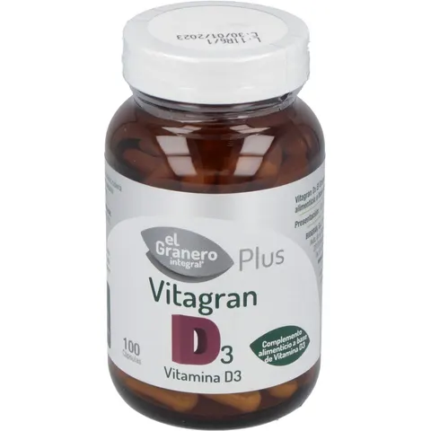 El Granero Integral Vitagran D3 100 Cápsulas – imagen 2