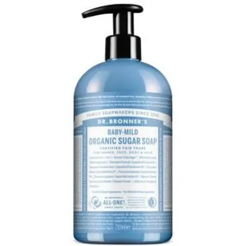 Dr. bronner´s Dr. bronner´s jabon de azucar bebe neutral 710ml. – imagen 2