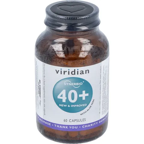 VIRIDIAN 40+ Synbiotic 60cáps – imagen 2