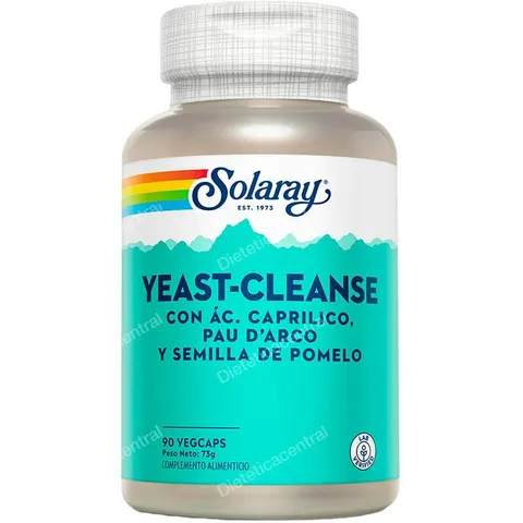 Solaray yeast cleanse 90cap. – imagen 3