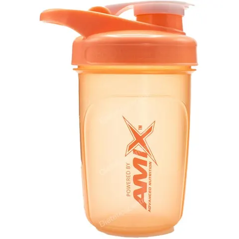Amix bodybuilder shaker 300 ml naranja – imagen 2