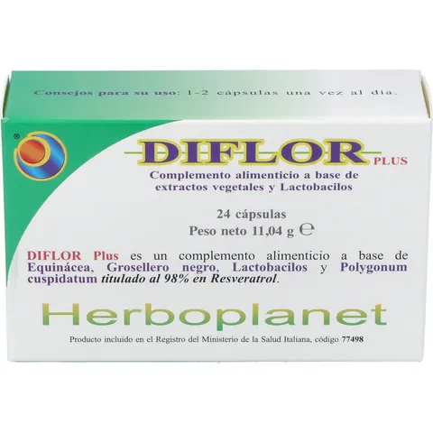 Herboplanet Diflor Plus 24 caps – imagen 2