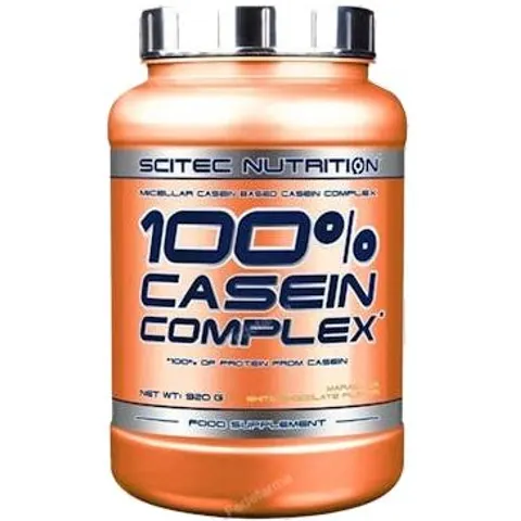 Scitec nutrition casein complex 920g choco belga – imagen 2