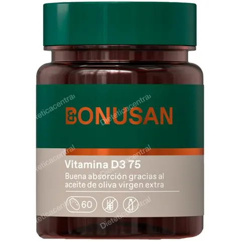 Bonusan Vitamina D3 75mcg 60caps – imagen 2
