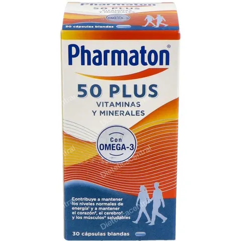 Pharmaton 50 Plus 30 cápsulas – imagen 3
