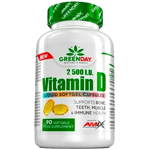 Amix greenday Vitamin D 2500 Iu 90 Perlas – imagen 4
