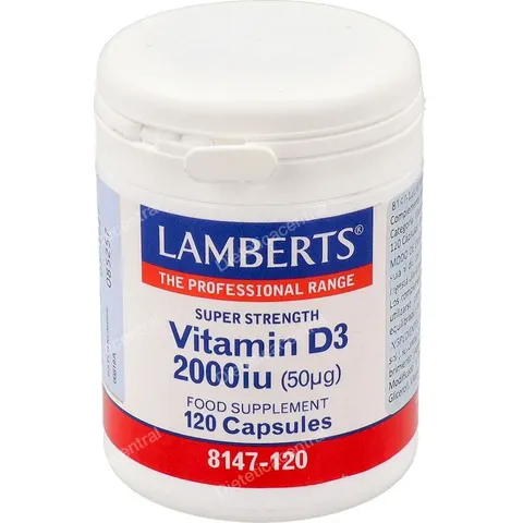 Lamberts Vit D3 2.000 Ui 120 caps – imagen 2