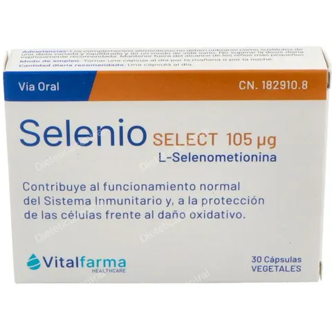 Vitalfarma selenio selec 30cap. – imagen 2