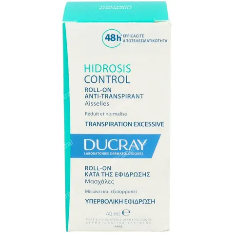 Ducray hidrosis control roll-on 40ml. – imagen 2