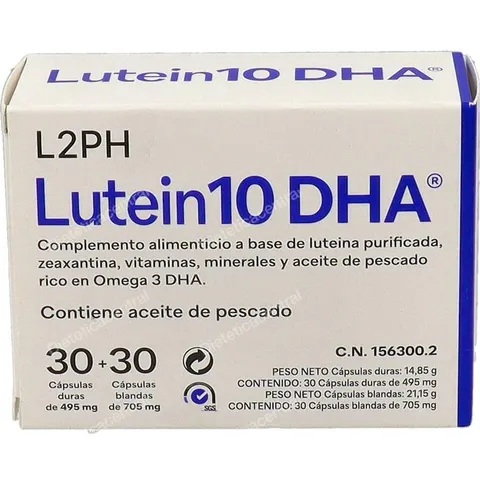 L2Pharma Lutein 10 Dha 30+30Cap. – imagen 2
