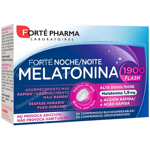 Forte Pharma Melatonina 1900 Flash 30 comprimidos – imagen 3