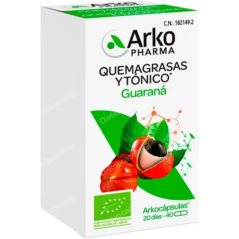 Arkopharma guarana 40arkocapsulas. bio – imagen 2