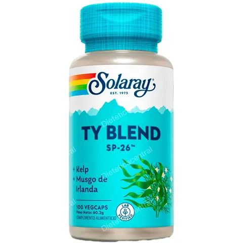 Solaray Thyroid Blend 100 Cápsulas – imagen 2