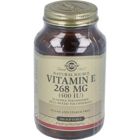 Solgar Vitamina E 400 UI 268 mg 100 Cápsulas – imagen 2