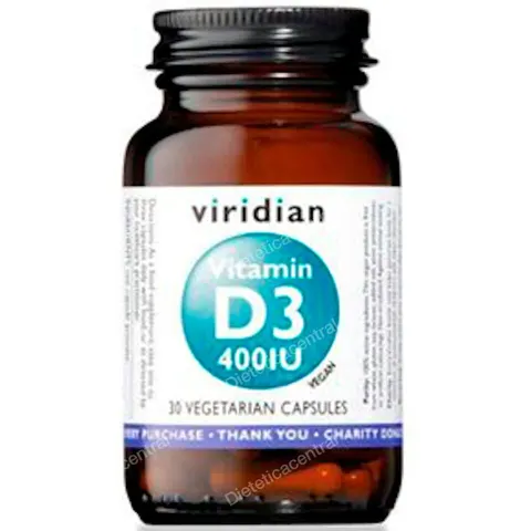 Viridian vitamina d3 400ui 30cap. – imagen 3