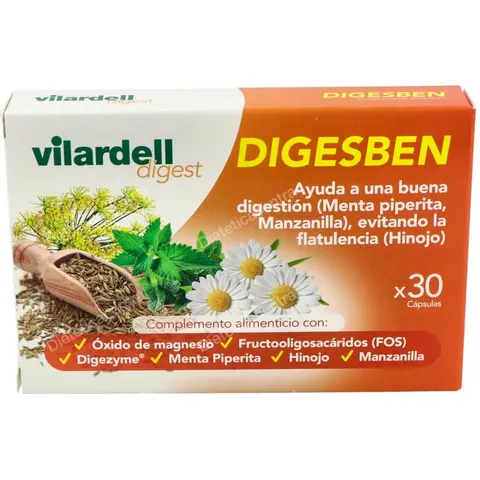 Vilardell Digest Digesben 30 Cápsulas. – imagen 3