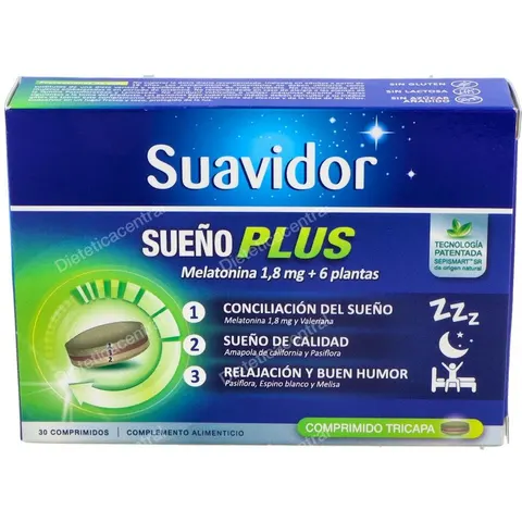 Suavidor Sueño Plus 30comp – imagen 3