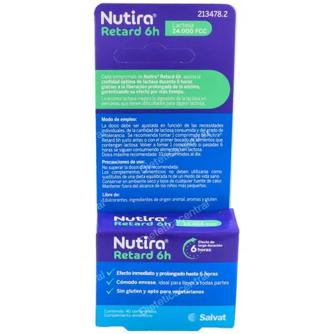 Nutira Retard 6h 40 Comprimidos – imagen 3