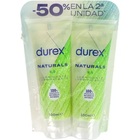 Durex Duplo Natural Gel 2x100 ml – imagen 2