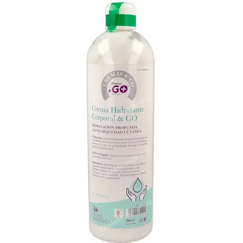 Crema Hidratante Corporal & Go 750ml – imagen 3