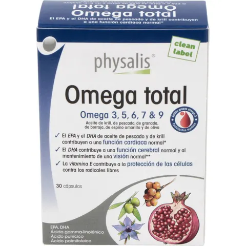 PHYSALIS Omega Total 30 caps – imagen 2