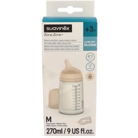 Suavinex Zerozero Silicona Cólicos M 270ml – imagen 2