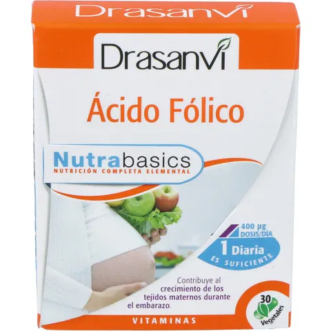 Drasanvi nutrabasics acido folico 30caps. – imagen 4