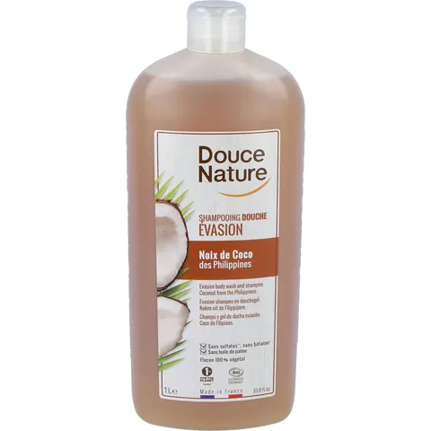 Douce Nature Champú gel Coco Bio 1 L – imagen 2
